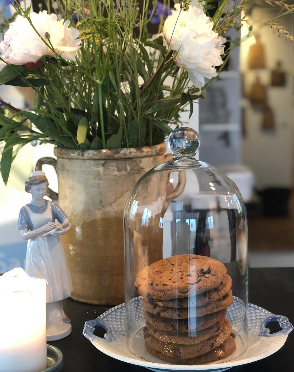 Café Bornholm Gudhjem Nørresand Norresan kaffe kage cookies hjemmelavet