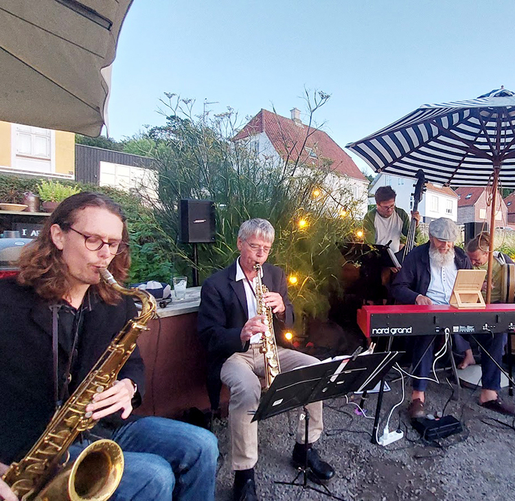 live musik solnedgang musik bar café norresan